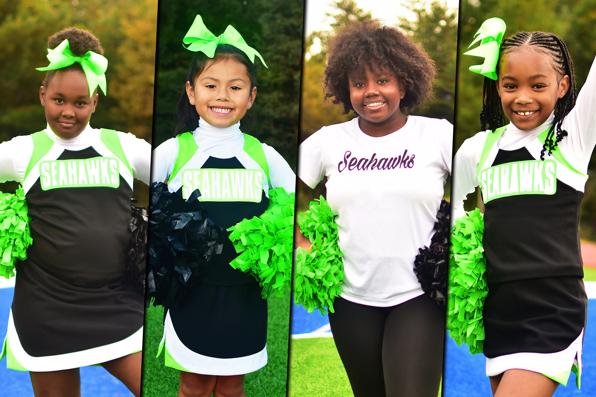 seahawks cheerleader outfit youth